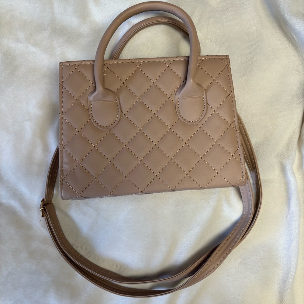 tan purse